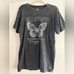 Hollister Black Graphic Tee